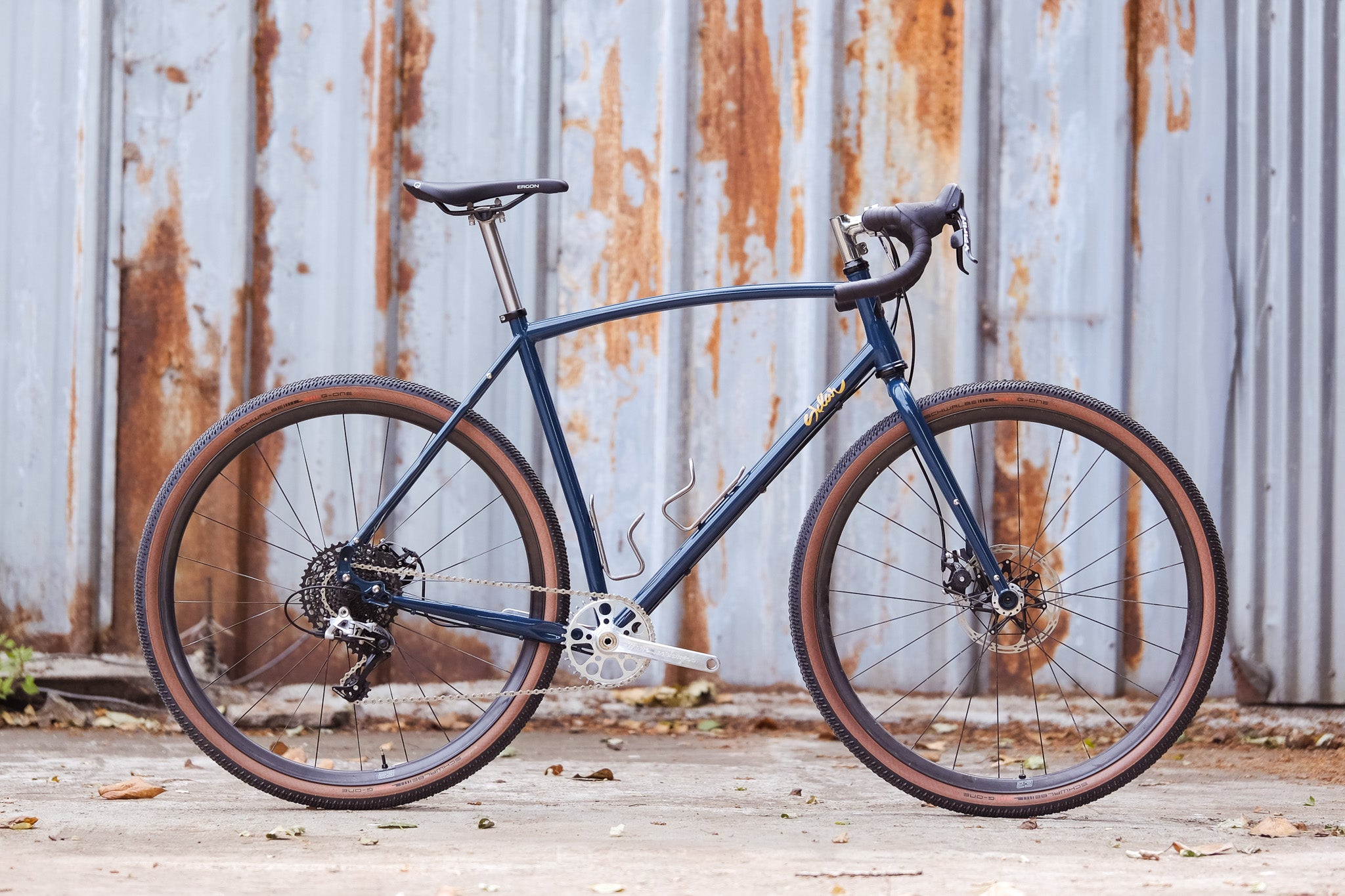Adam's SuperSomething steel gravel bike
