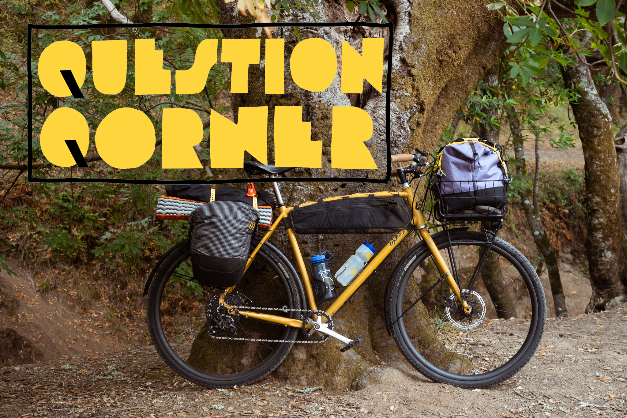 Question Qorner: Front Rack? Handlebar Bag? Basket? What is the best way to carry your stuff while bikepacking?