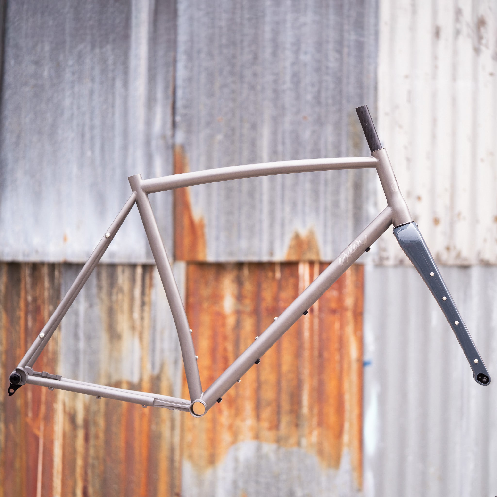 titanium gravel bike frame SuperSomething Titanium Gravel Bike – Sklar Bikes