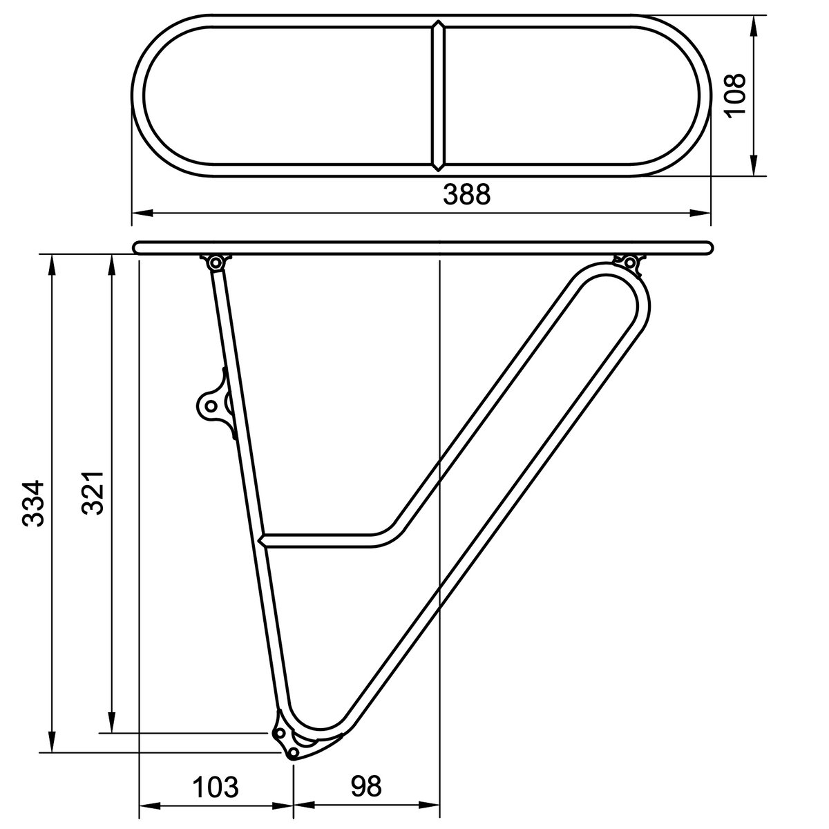 Lightweight Rear Rack – Sklar Bikes