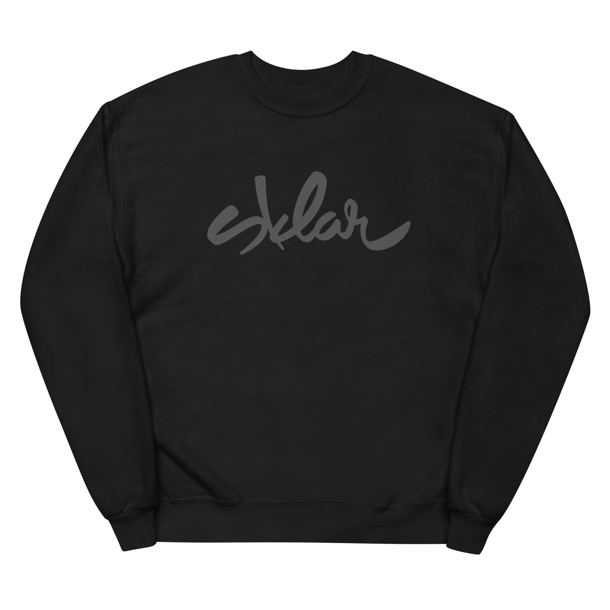 Logo sweater - black on black – Sklar Bikes